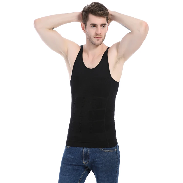 
Amazon Best Selling Shapewear For Men Bodywear Slimming Shirt 