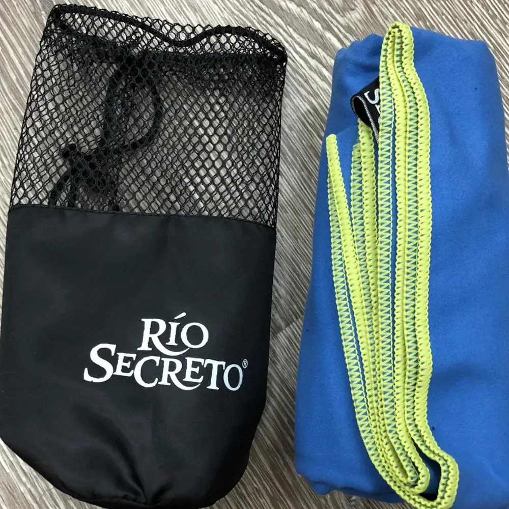 Microfiber suede 80 polyester 20 polyamide microfiber towels with carry bag