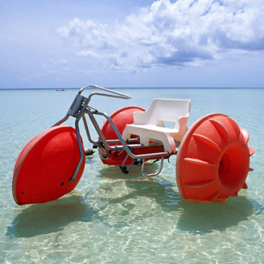FRP water sports water tricycle salt water pedal boat