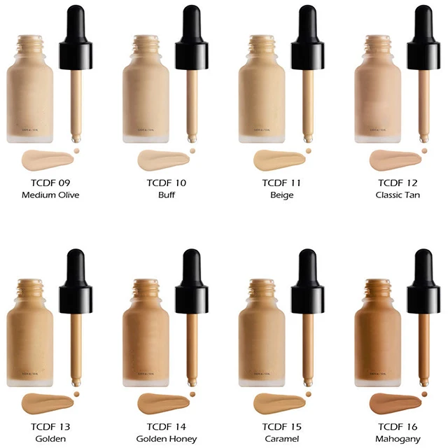 Private Label 24 Colors Wholesale Full Coverage Control  Matte Liquid  Drop Foundation Face Makeup