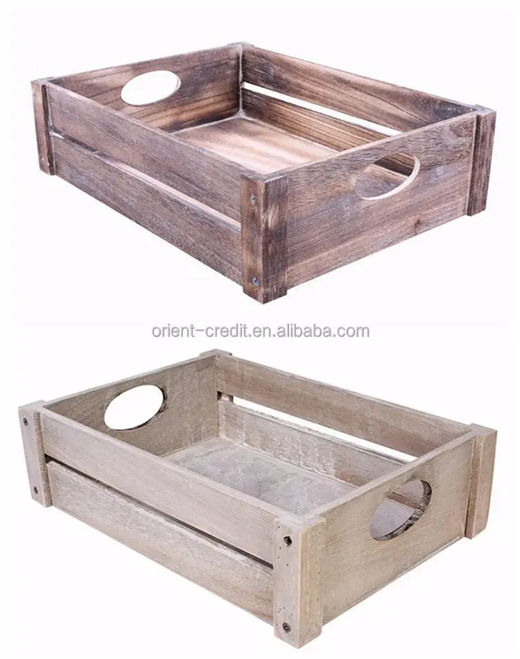 Hot Sale Wholesale Factory Price Natural Wood Box Fruit Crate Wooden Vegetable Crates / Storage Crates/wooden Box