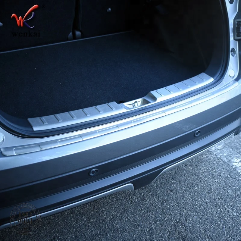 Car Body Kits STAINLESS STEEL INNER REAR BUMPER FOOT PLATE For Mitsubishi Eclipse Cross 2018 Car Exterior Accessories