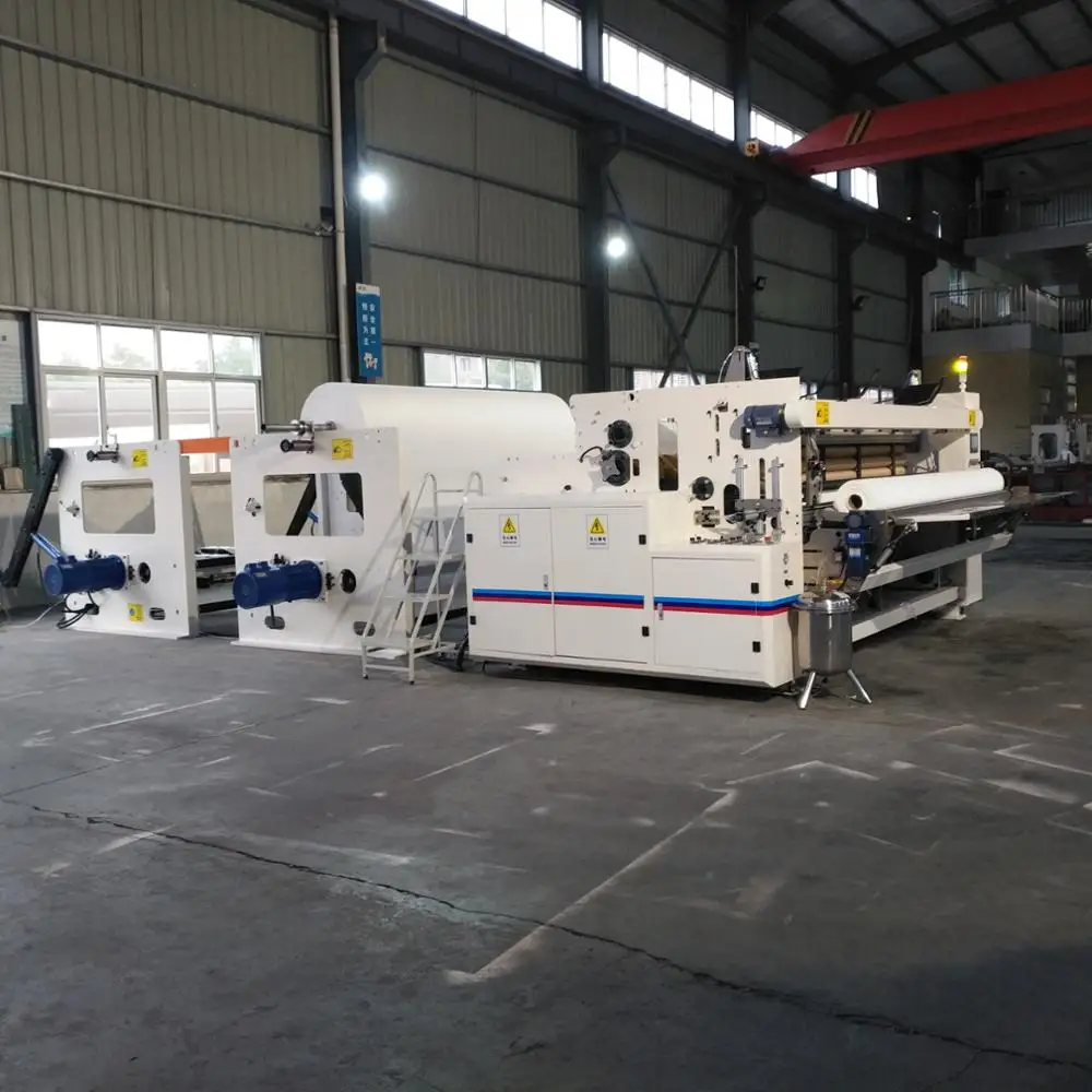 
Automatic Wrapper-type High Speed Toilet Paper Rewinding Machine 