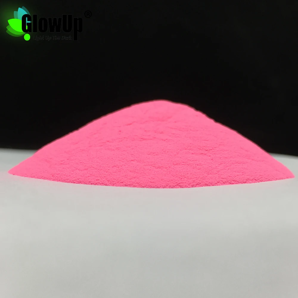 Высококачественные материалы, светящаяся в темноте розовая пудра, красочный светящийся в темноте, цветной пигмент эпоксидная смола