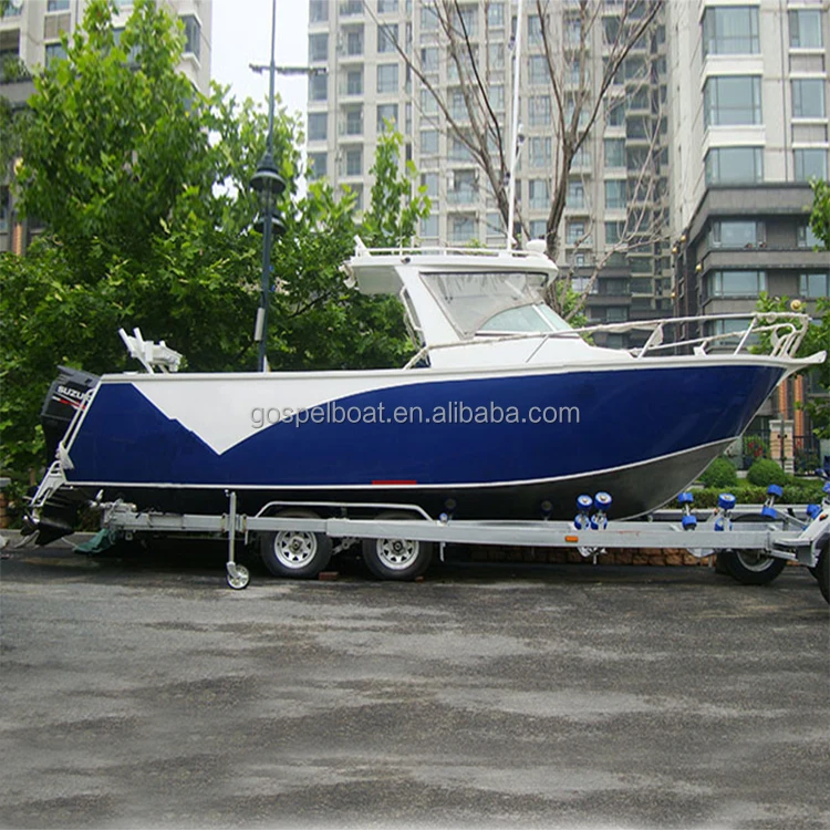 Brand new 7.5m aluminium fishing motor boat