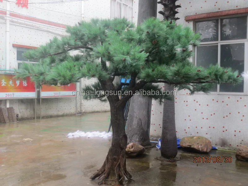 16030802 costom высокая подражали сад декоративные стекловолокна магистральные искусственный сосна