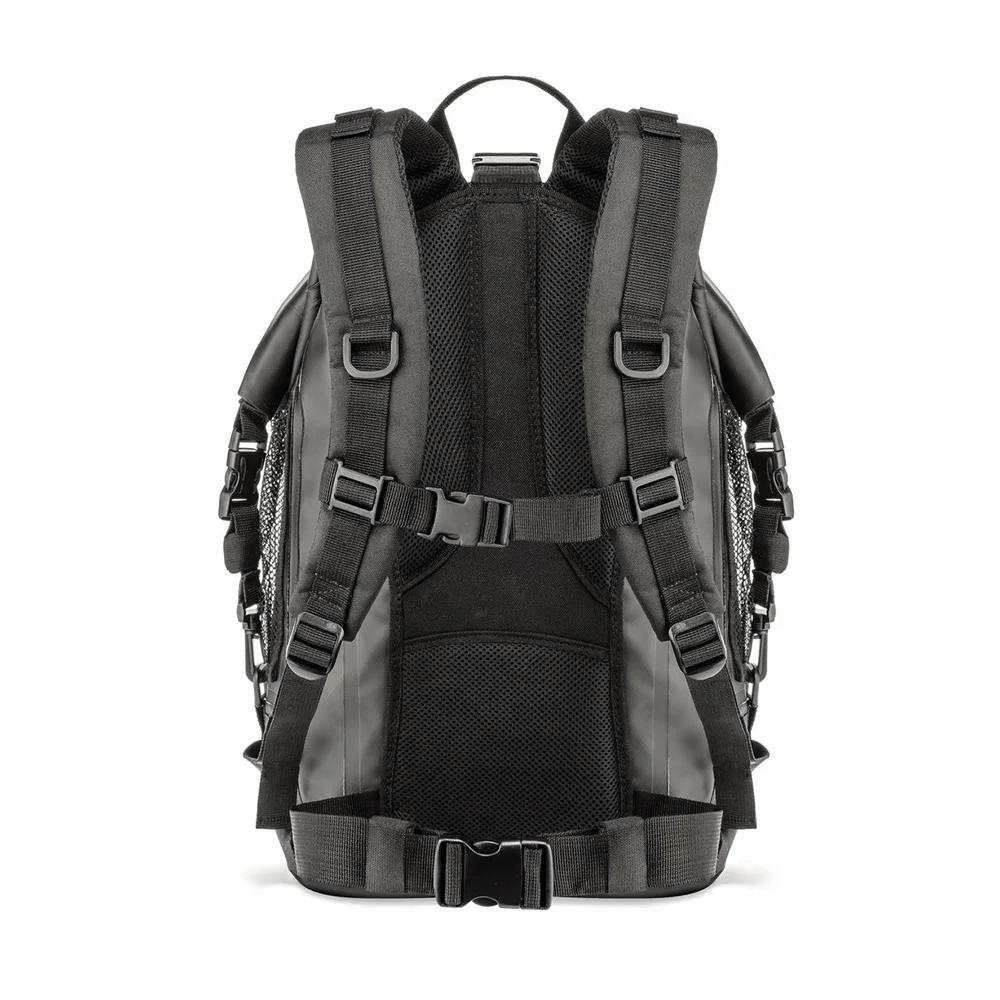 RF welded seams PVC TPU Roll Top Dry Waterproof Backpack Bag with Laptop Sleeve mesh pocket hiking,kayaking fishing equipment