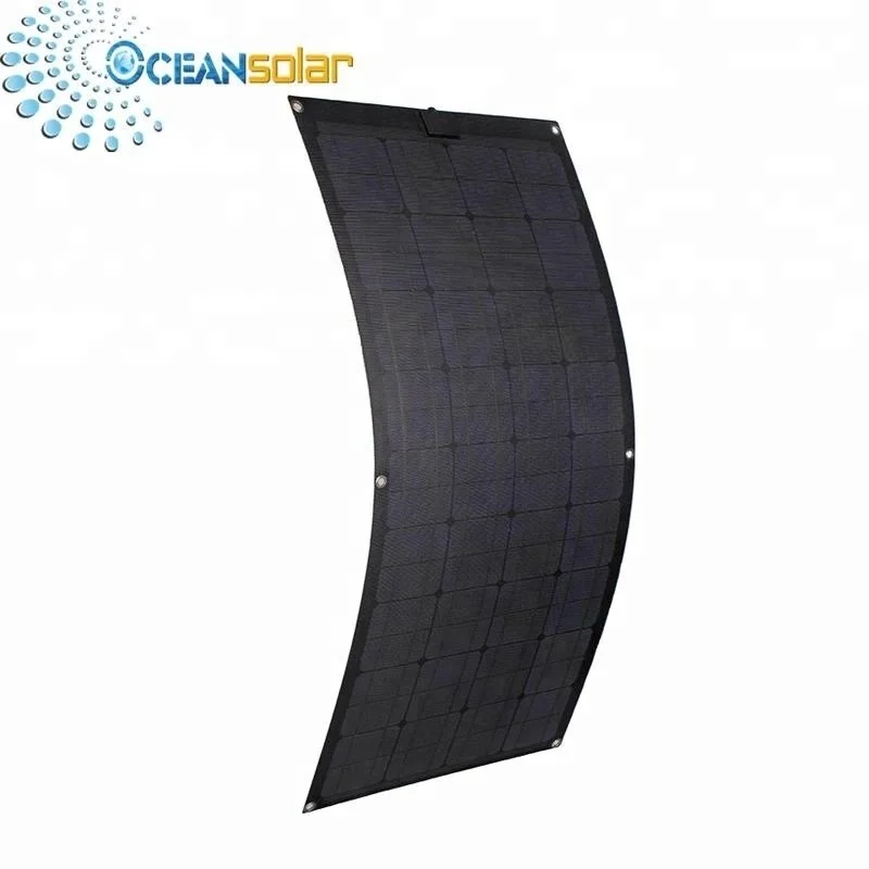 Promotion hot sale cigs solar panel 100W semi flexible solar panel for Caravan