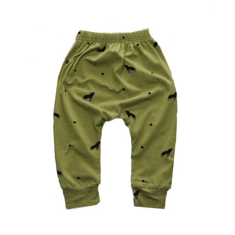
INS Spring Autumn Hot Selling Cotton Baby Boy Girl Harem Trousers Printed Infant Clothing Toddler Clohth Leisure Harem Pants 