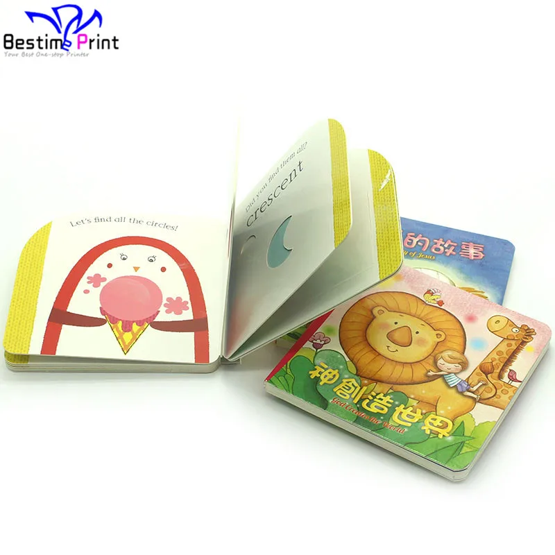 Cheap Kids Book Printing Children Cardboard Books