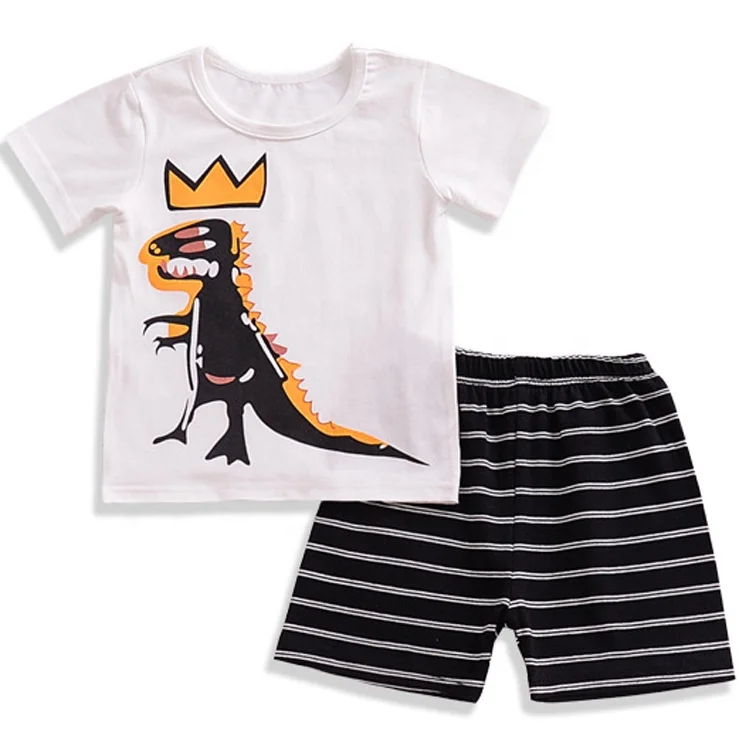 
Amazon Bestseller New Born Baby Clothes Sets Cotton Baby Shorts Pants Tshirt linen baby clothes clothing set 