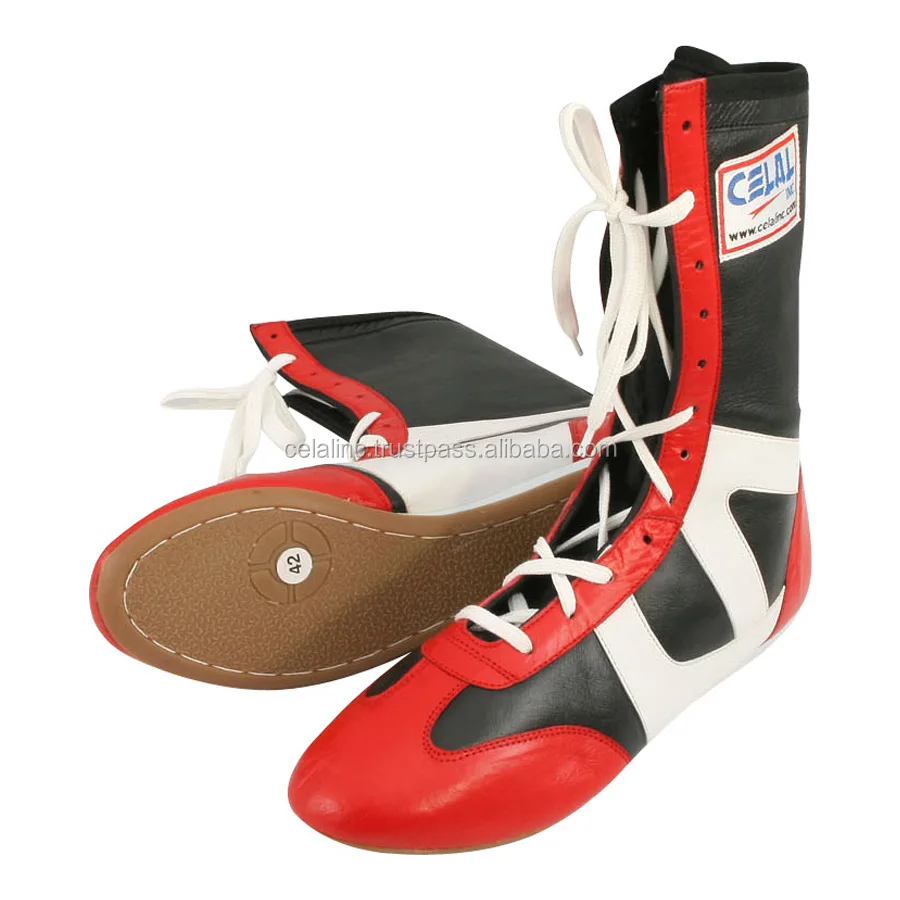 Suede Leather Boxing Shoes