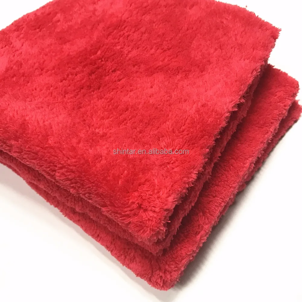 
Auto clean Edgeless thickest plush cloth 40x40cm 500gsm soft microfibr cleaning cloth microfiber polishing towel 