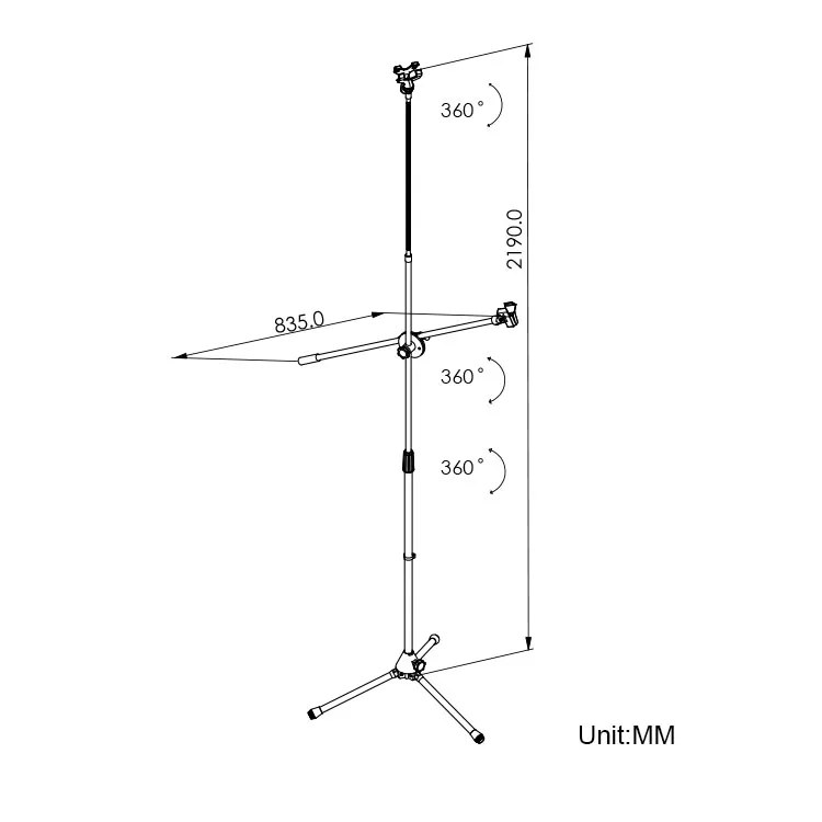 2018 Fashion Live Flexible Microphone Stand with Phone Holder