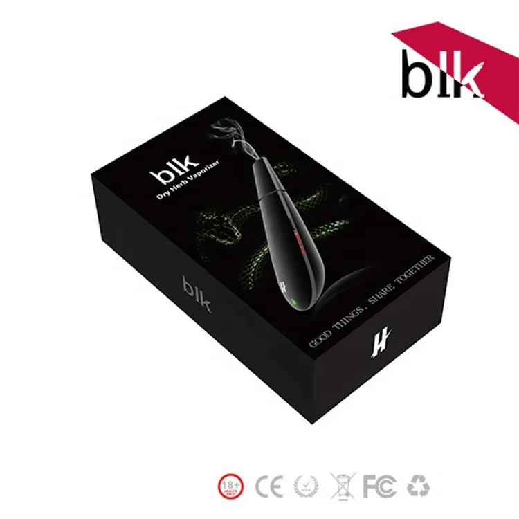 good quality Dry herb black mamba BLK vaporizer heat not burn vape pen 1600mAh