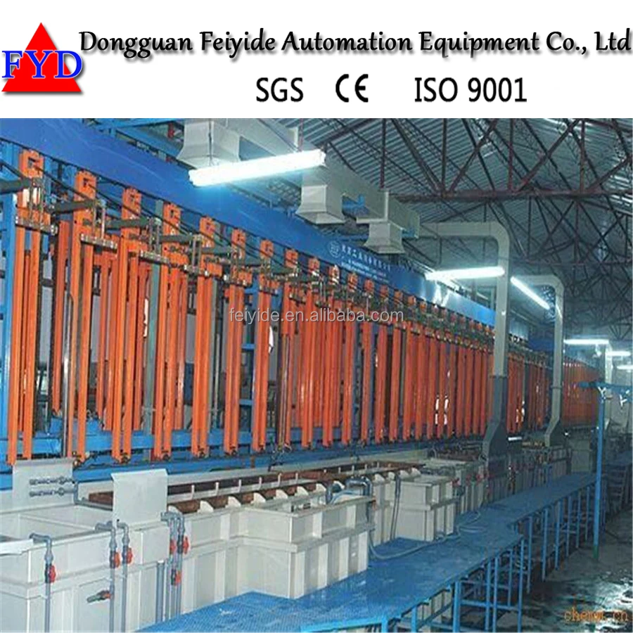 Машина для нанесения покрытий Feiyide, автоматическая вертикальная линия подъема для покрытия стойки