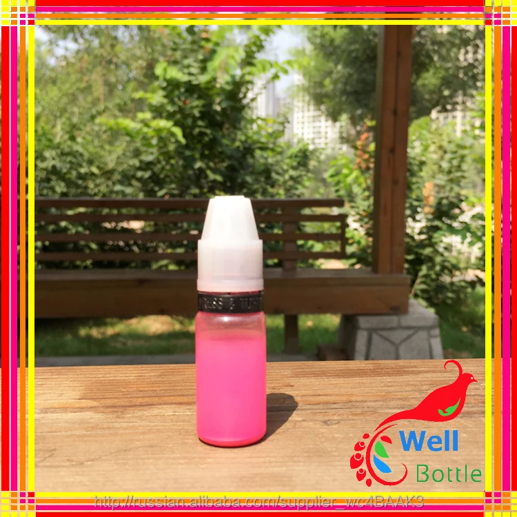 10 мл пластиковая бутылка долго наконечник с треугольника недоступном для детей крышкой для жидкость