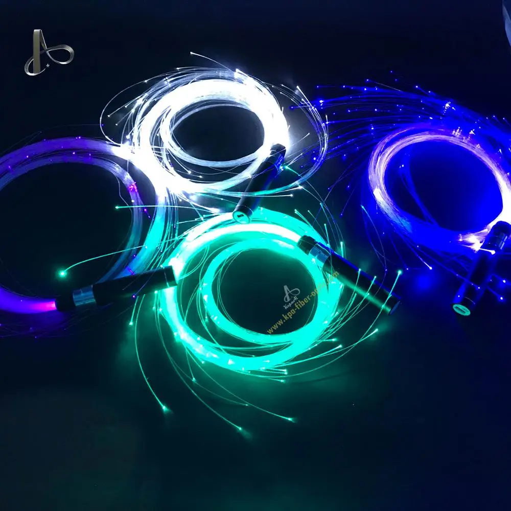 
Led Fiber Optic Whip Light with End Glow Fiber Flashing Effect Dance Using 