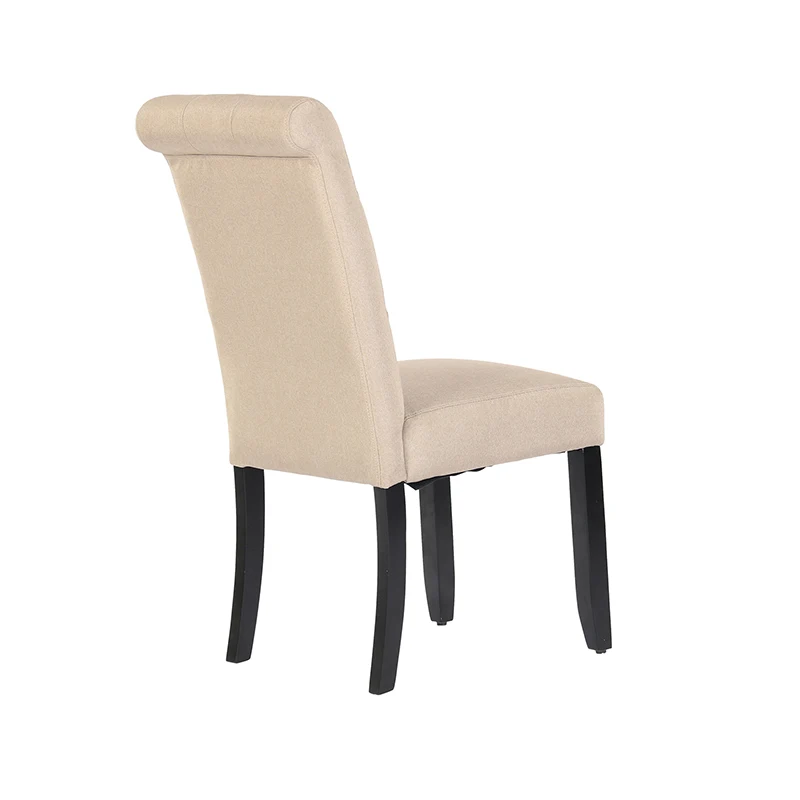 
Modern luxury restaurant wood Fabric dining chair restaurant chairs 