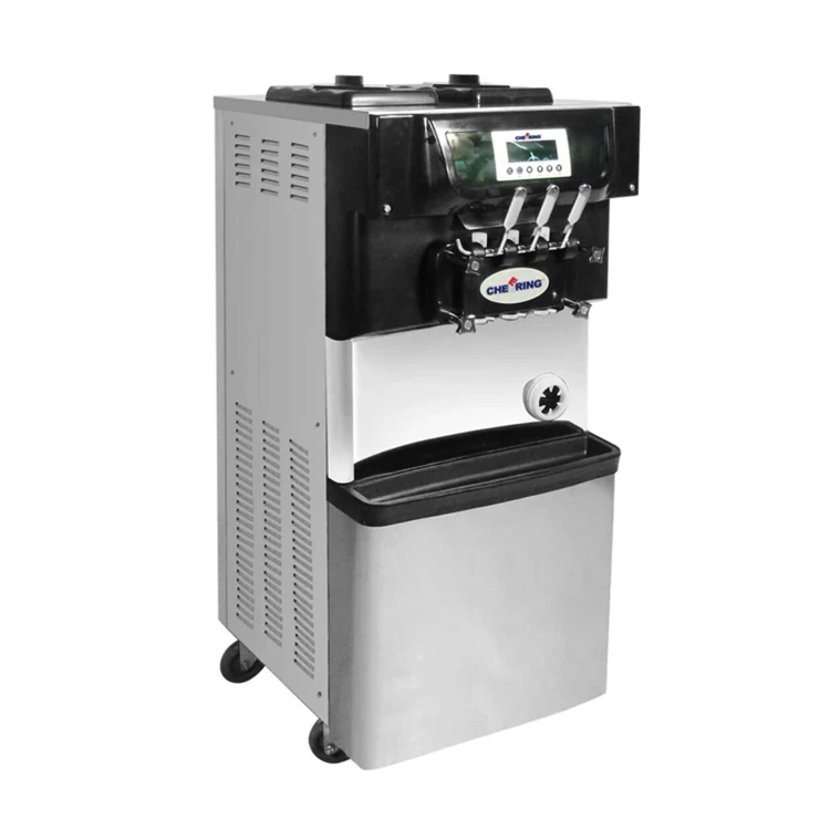 
Hot selling soft three flavor ice cream maker machine 