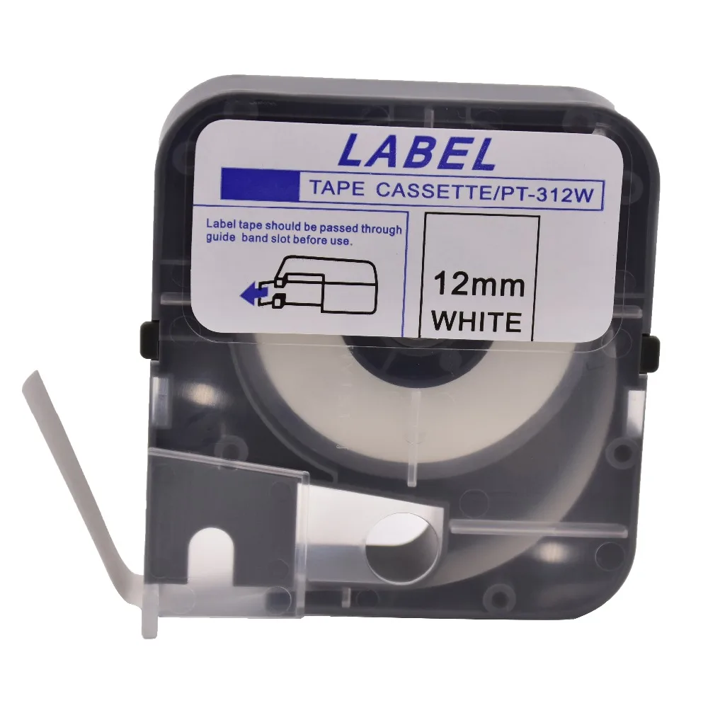 PUTY MAX label лента 12 мм белый LM-TP312W для макс LETATWIN принтер LM-380E LM-370A