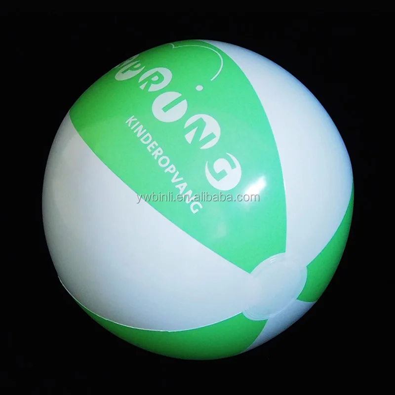 EN71 standard PVC inflatable beach ball color assorted blow up beach balls with logo