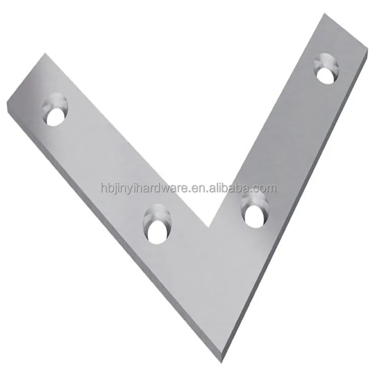 Custom Angle Plate Corner Brace Flat L Shape Repair Bracket OEM Factory