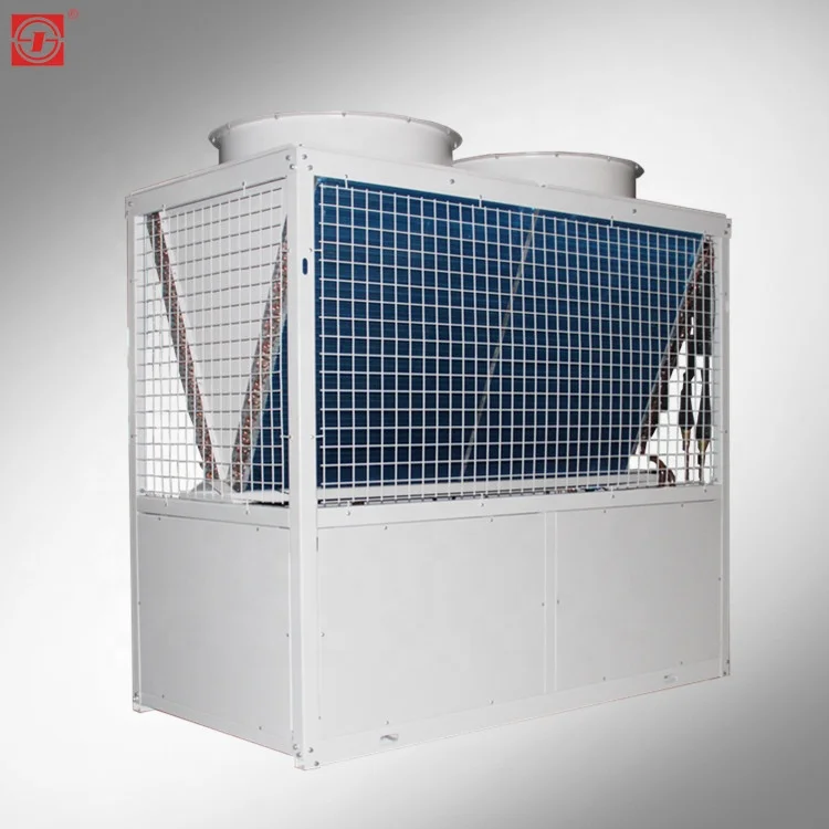 R22 refrigeration modular scroll screw compressor air cooled water chiller