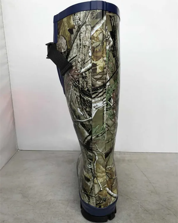 
camo printed waterproof hunting men boots 