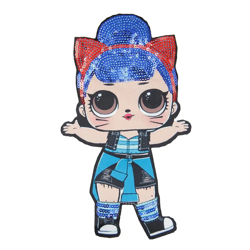 
factory sale direct sequence patch iron on flowers 1 