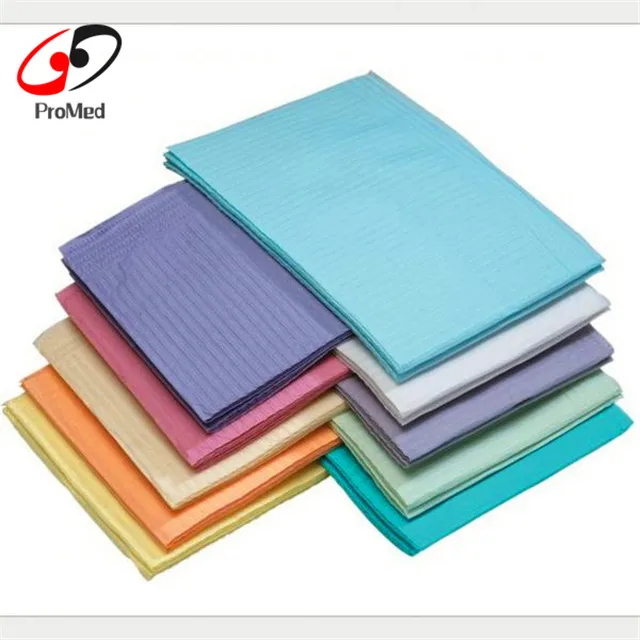 3 ply disposable waterproof dental medicom patient bibs