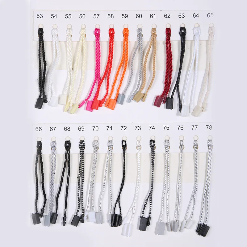 Custom Multi Color Wholesale Cheap Stock Garment Hang Tag Plastic Seal Tag Plastic String
