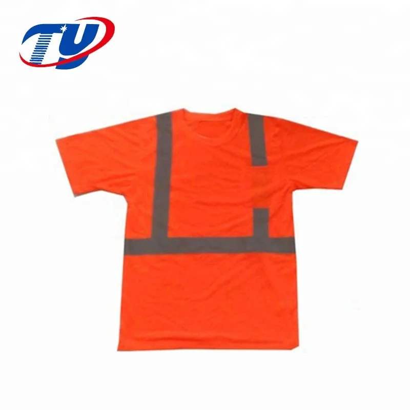 Желтая рубашка с коротким рукавом hi vis