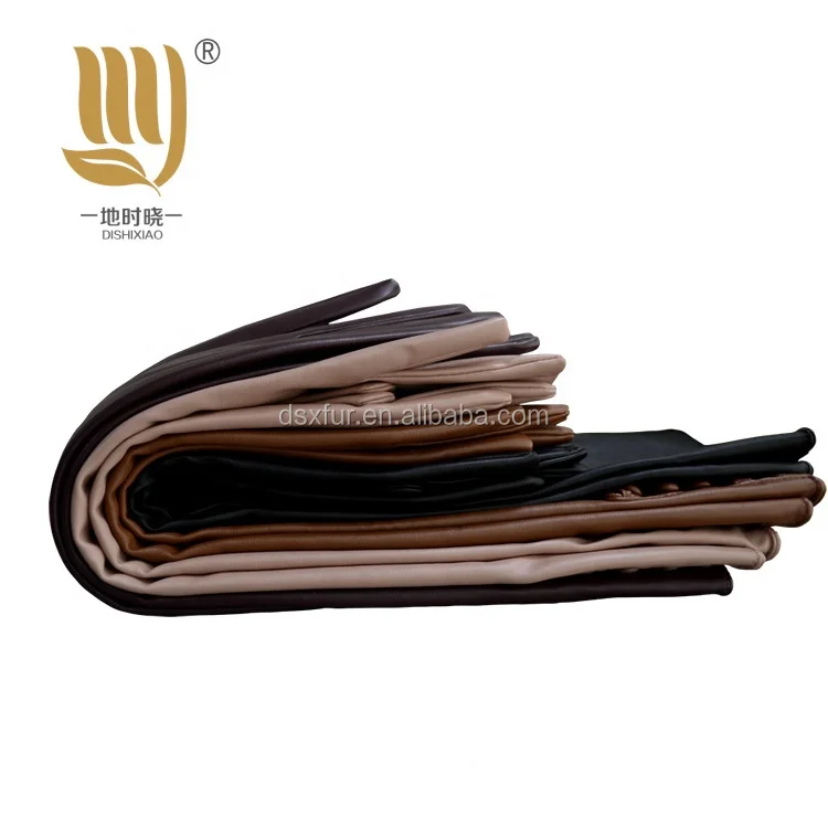 Fashion Long Style Women Sheepskin Leather Glove Long Lady Leather Glove