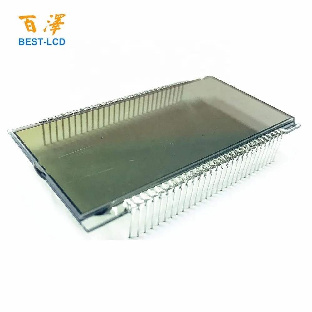 Custom size 56 Pin 6 Digits 7 segments HTN Positive LCD Display For Fuel Dispenser/Gas Station/ Petrol Pump/Oil Machine