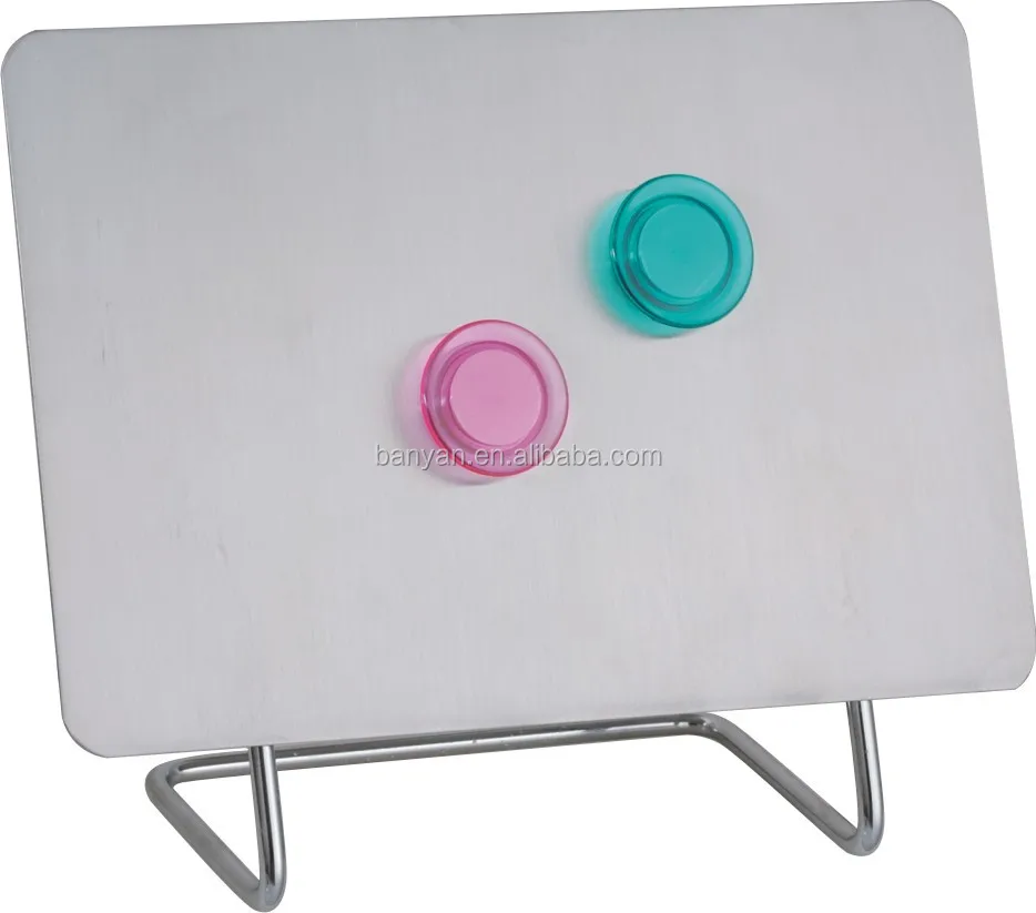 
Office And School Desk Use Small Stainless Steel Magnetic Message Board 