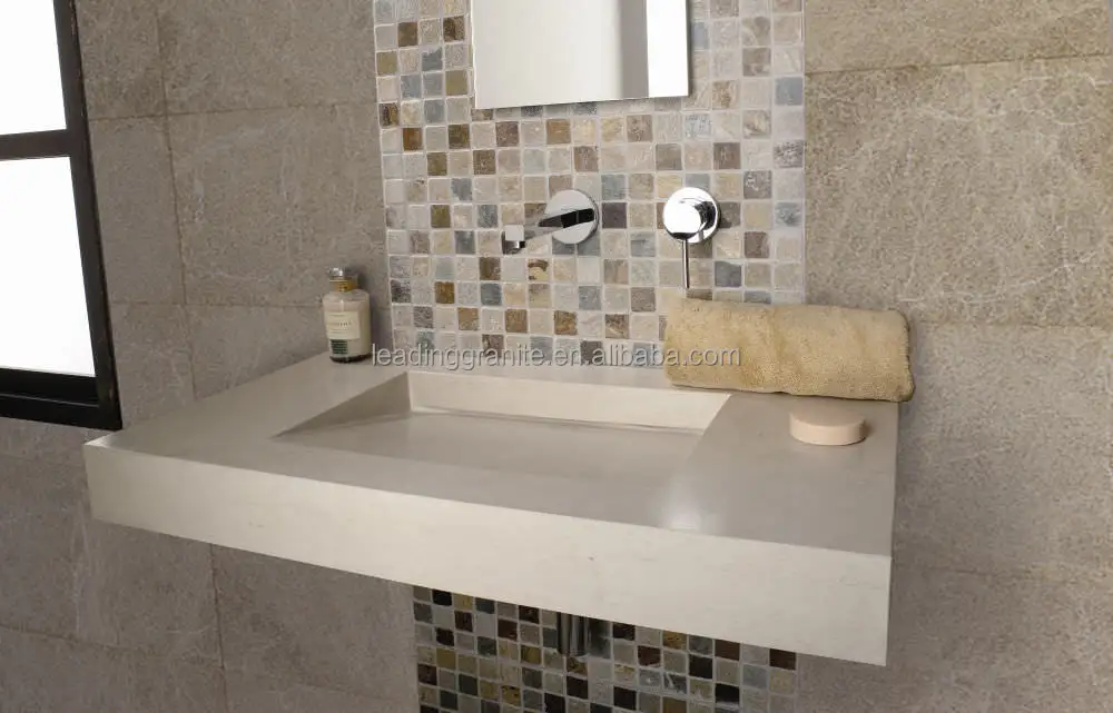 China blue limestone wash basin natural stone wash basin