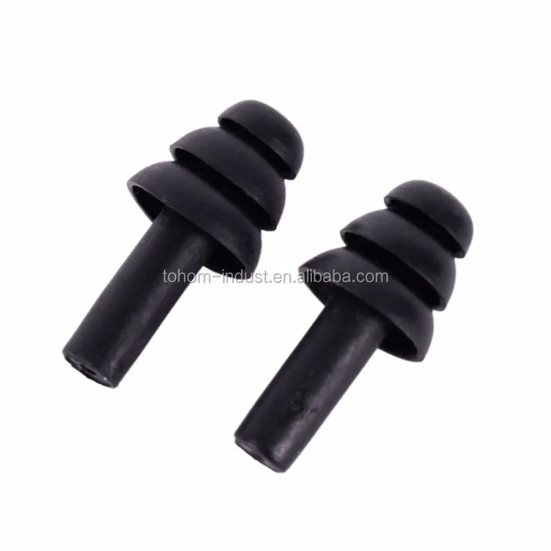 Fashionable wholesale waterproof soft silicone swimming custom earplug