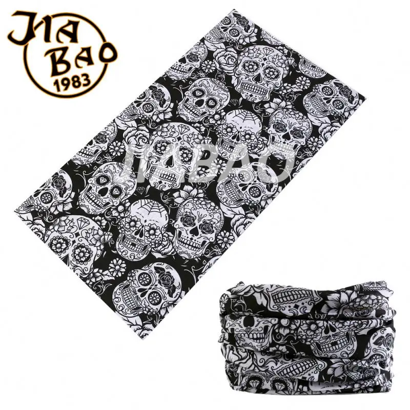 
Motorcycle biker seamless skull tube hair accessories face shield bandana dragon bandana 