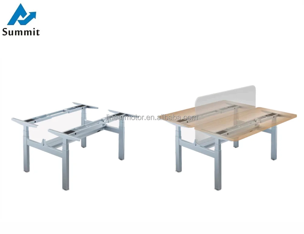 Ningbo Summit LA-TF-R13S-2 Four Legs Adjustable Height Standing Desk For Office Desk