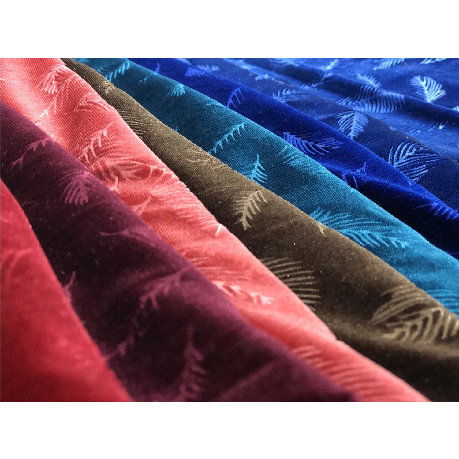 wholesale korean chiffon fabric Korea velvet/ks fabric with spandex dress fabric/trousers/skirt