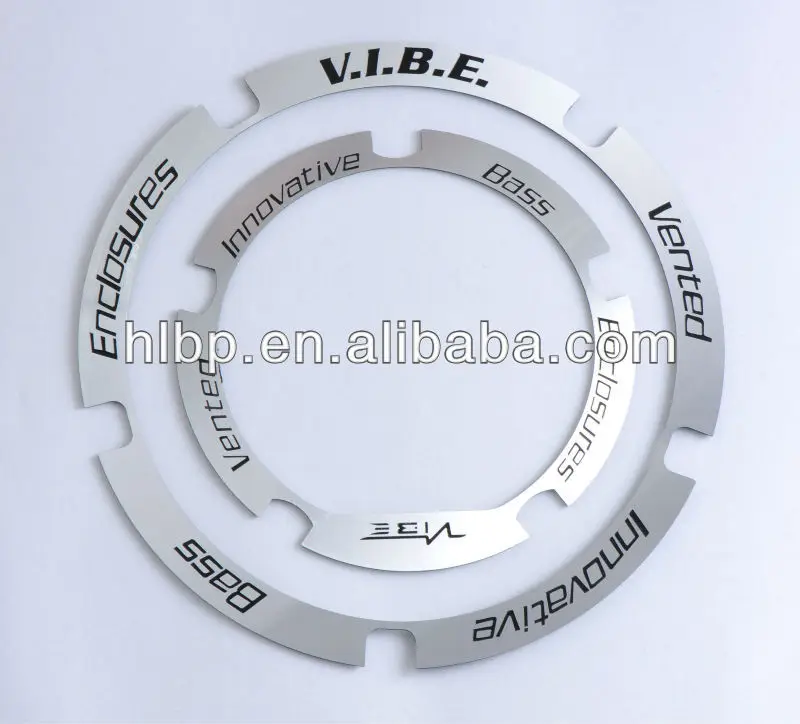 Logo Brand Badge Custom Label Embossed Logo Metal Name Plaques Aluminum Home Decoration Metal Nameplate Blank Nameplate 3M Huali