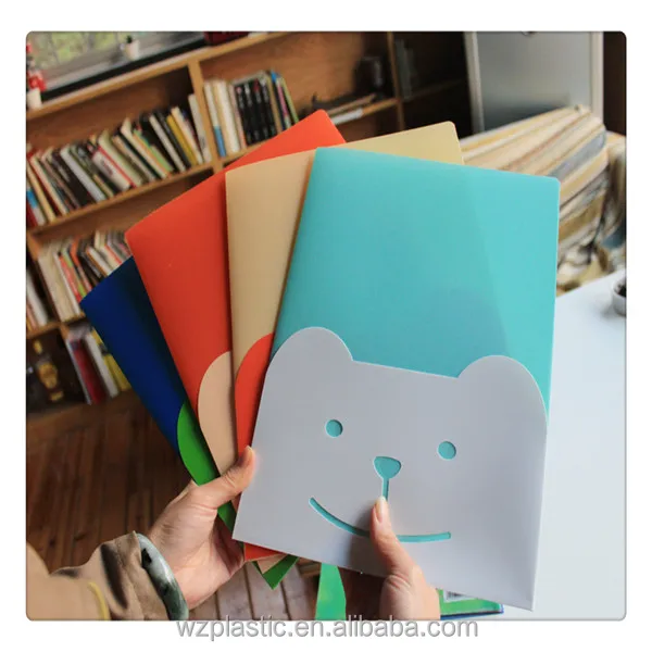 
promotion gift plastic office file folder /plastic pp file holder 