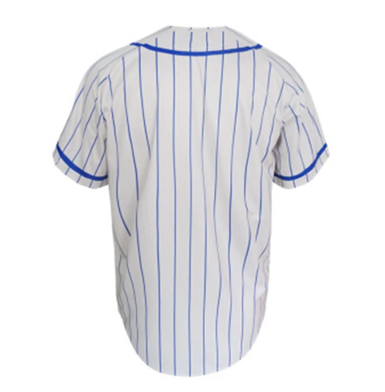 Мужские Бейсбольные Джерси на заказ, бейсбольные Джерси pinstripe с пуговицами, оптовая продажа с китайского завода