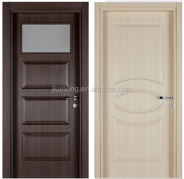 Factory supplier rfl door interior WPC/PVC door waterproof bathroom door