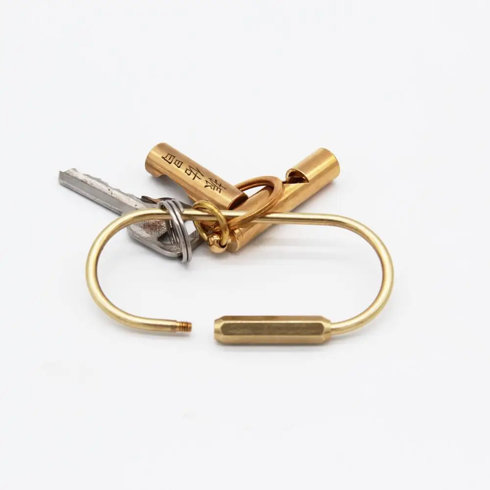 
Custom-made Brass Whistle For Outdoor Survival Emergency Help Safety Whistle 