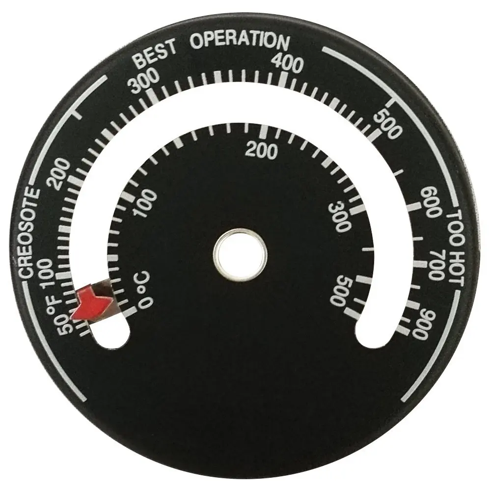 
Meter Bimetal pipe Temperature Measurement Stove Thermometer 