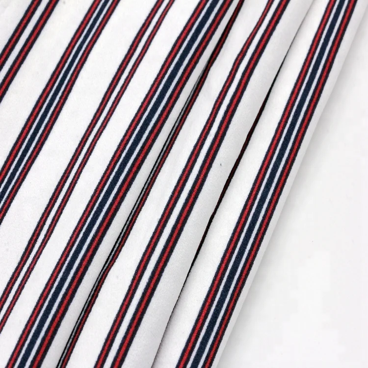 
2018 Hot sale 100% polyester spandex moss crepe printed fabric 