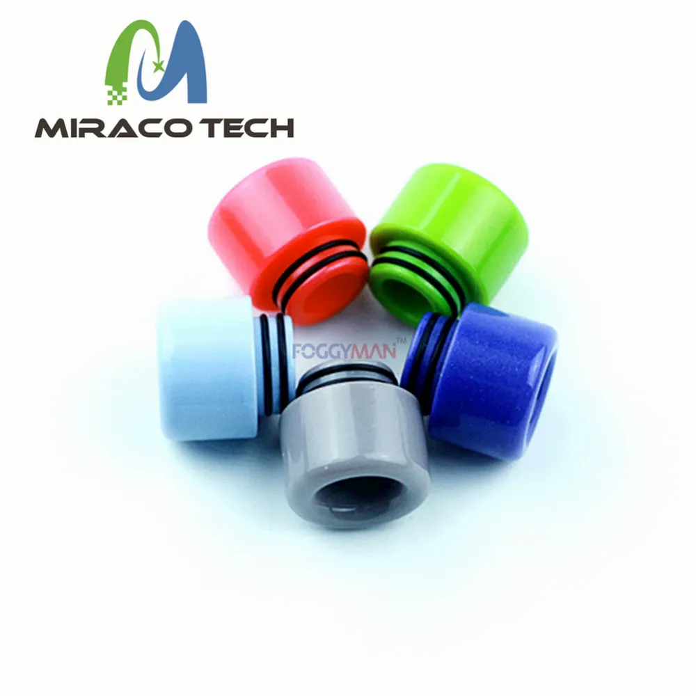 
Foggyman New Arrival Resin 810 drip tip Wide Bore Mouthpiece for TFV8 TFV12 Goon RDA Color Auto Changing 