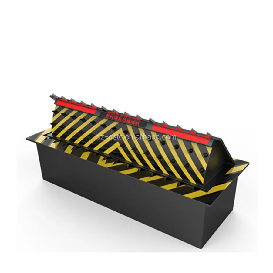 Anti-terrorist heavy duty full automatic car park galvanized traffic barriers/door blocker